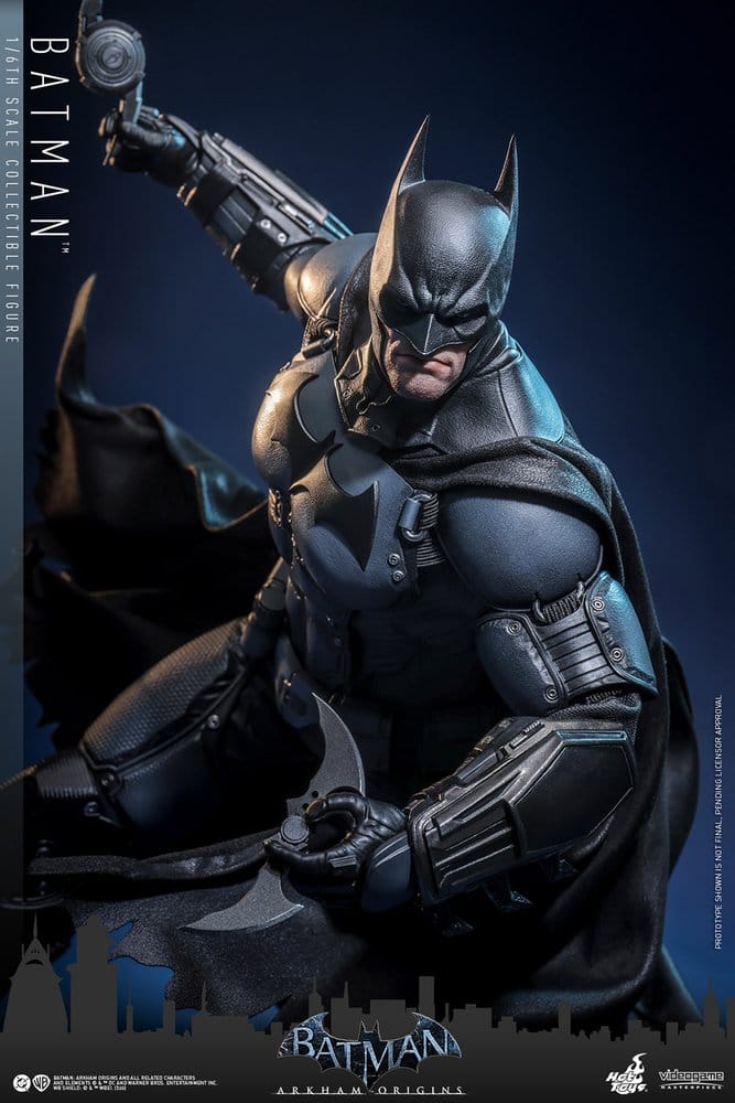 Batman Arkham Origins Videospels Masterpiece Action Figur 1/6 Batman 33 cm Hot Toys