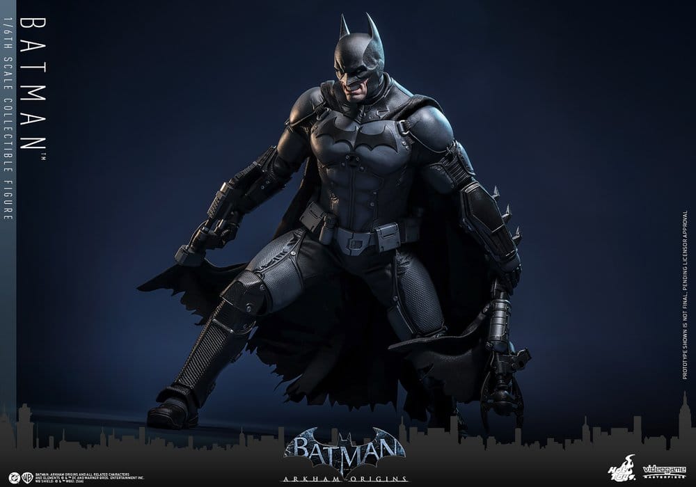 Batman Arkham Origins Videospels Masterpiece Action Figur 1/6 Batman 33 cm Hot Toys