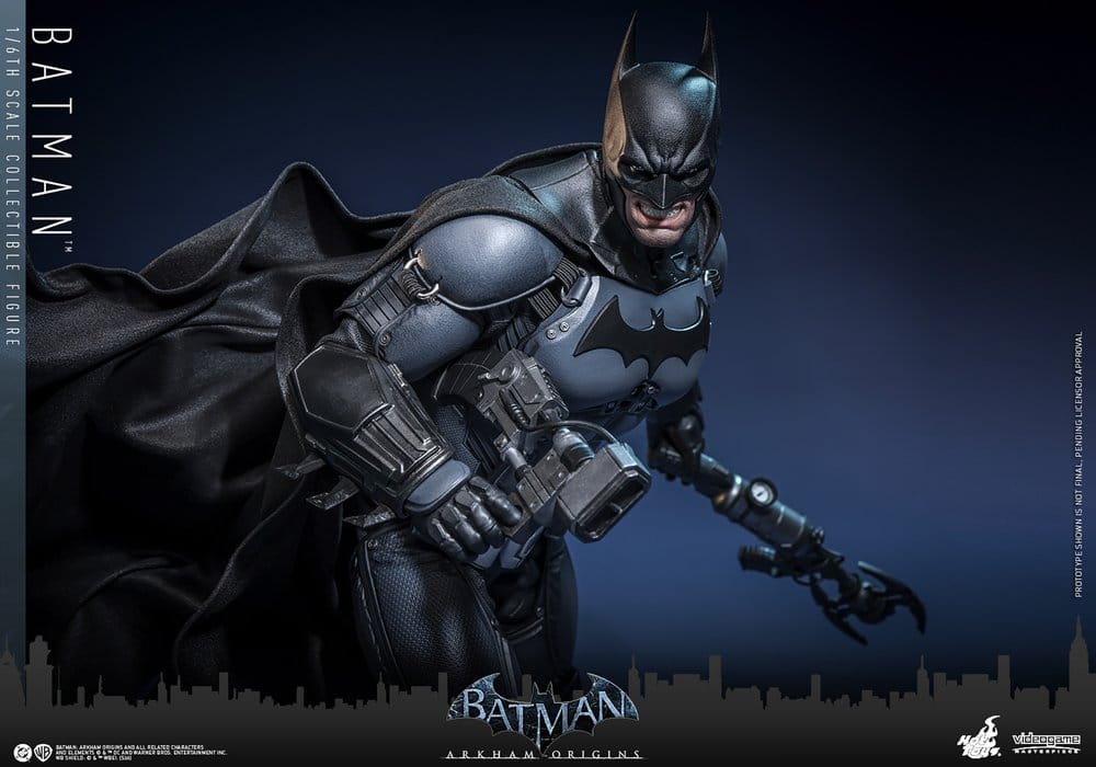 Batman Arkham Origins Videospels Masterpiece Action Figur 1/6 Batman 33 cm Hot Toys