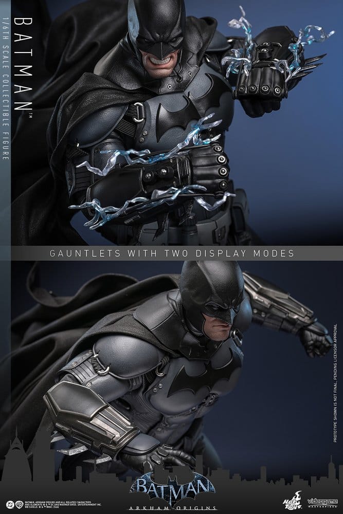 Batman Arkham Origins Videospels Masterpiece Action Figur 1/6 Batman 33 cm Hot Toys