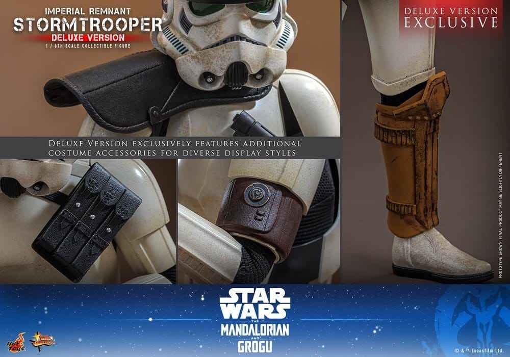 Star Wars: The Mandalorian & Grogu Film-Mästerverk Actionfigur 1/6 Imperial Remnant Stormtrooper (Deluxe Version) 30 cm