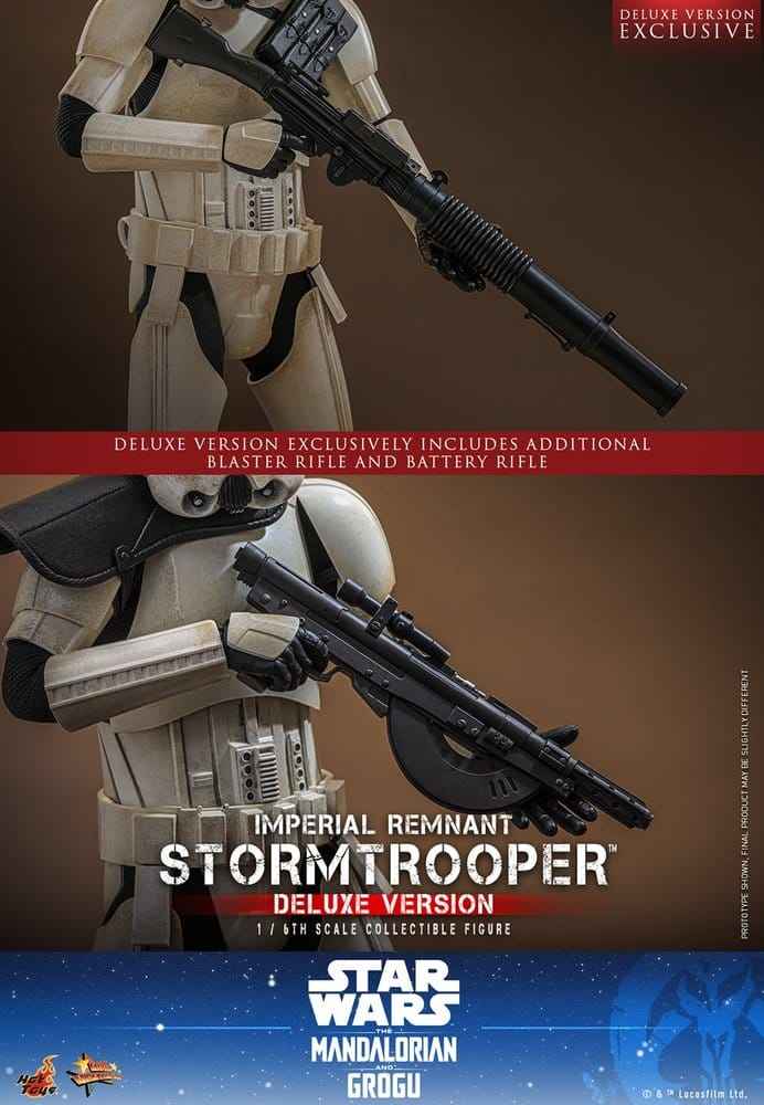 Star Wars: The Mandalorian & Grogu Film-Mästerverk Actionfigur 1/6 Imperial Remnant Stormtrooper (Deluxe Version) 30 cm