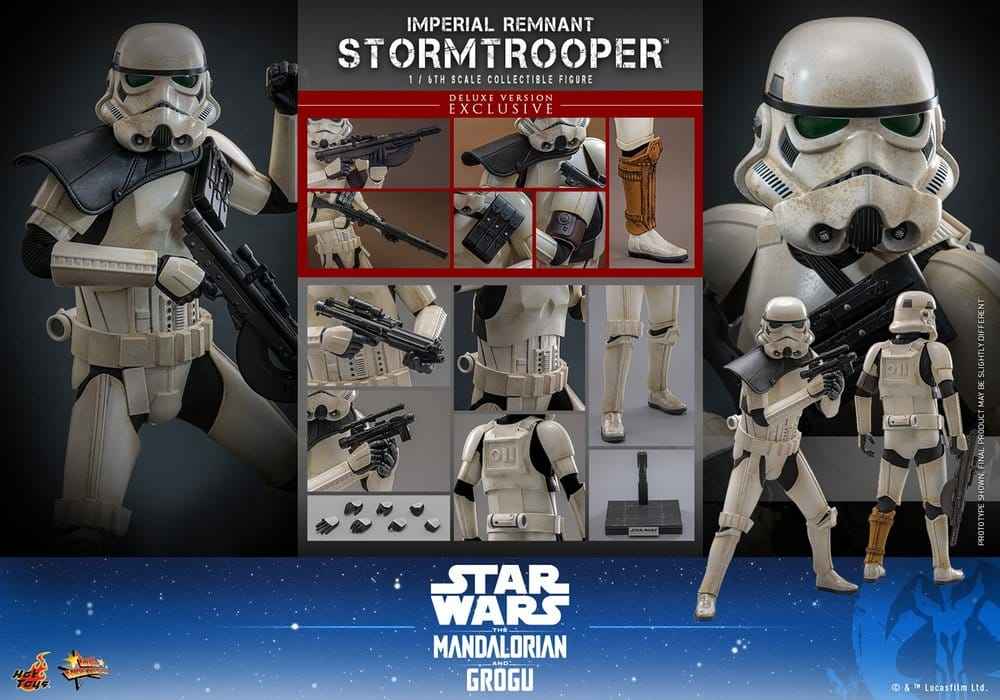 Star Wars: The Mandalorian & Grogu Film-Mästerverk Actionfigur 1/6 Imperial Remnant Stormtrooper (Deluxe Version) 30 cm