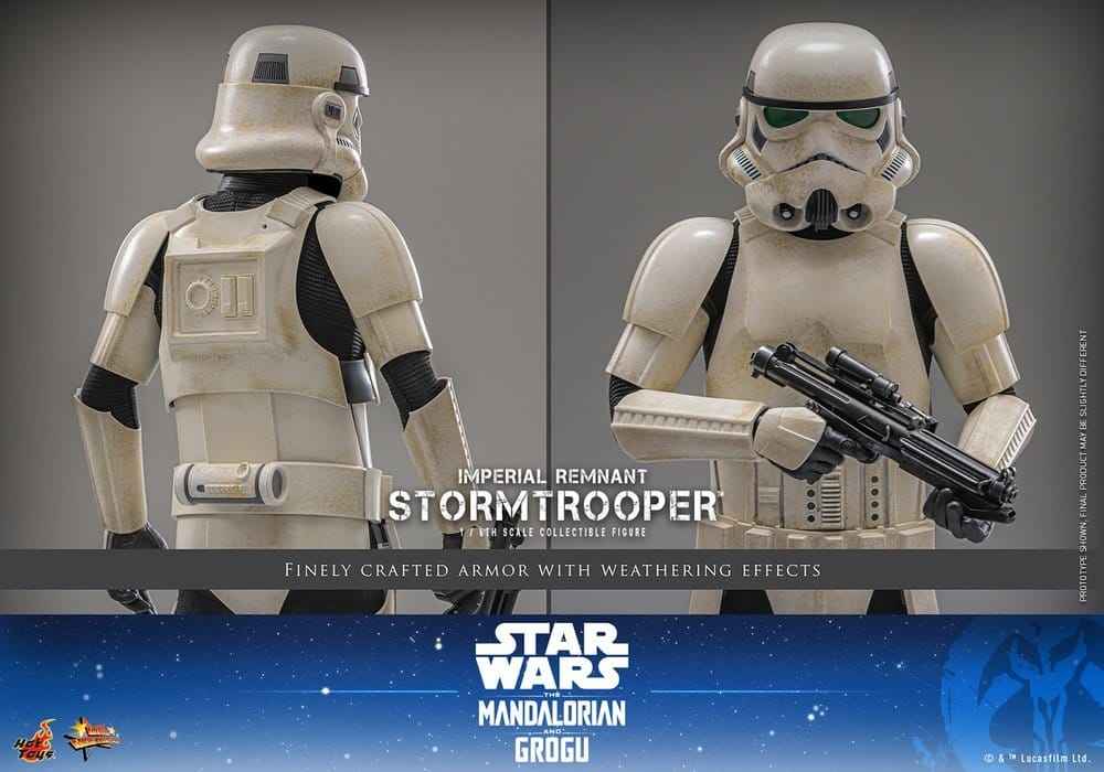 Star Wars: The Mandalorian & Grogu Mästerverk Filmfigur 1/6 Imperial Remnant Stormtrooper 30 cm