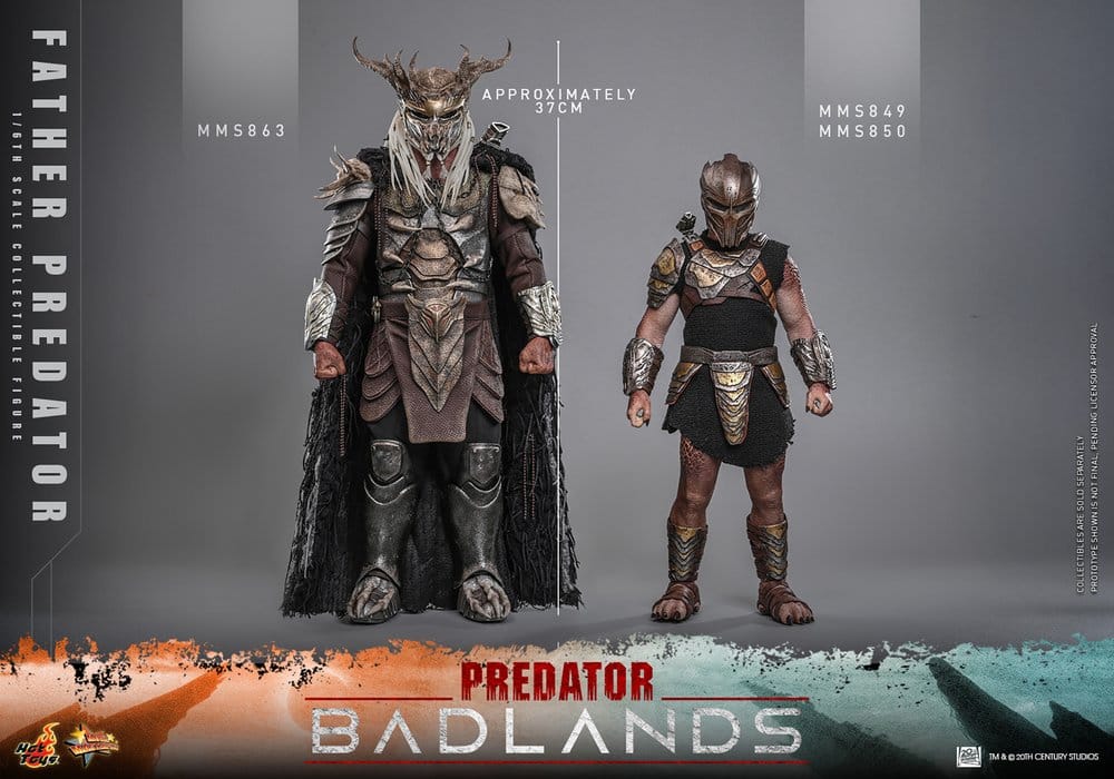 Predator: Badlands Film Mästerverk Action Figur 1/6 Njohrr 36 cm