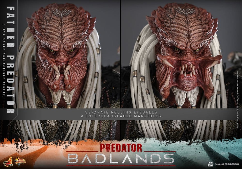 Predator: Badlands Film Mästerverk Action Figur 1/6 Njohrr 36 cm
