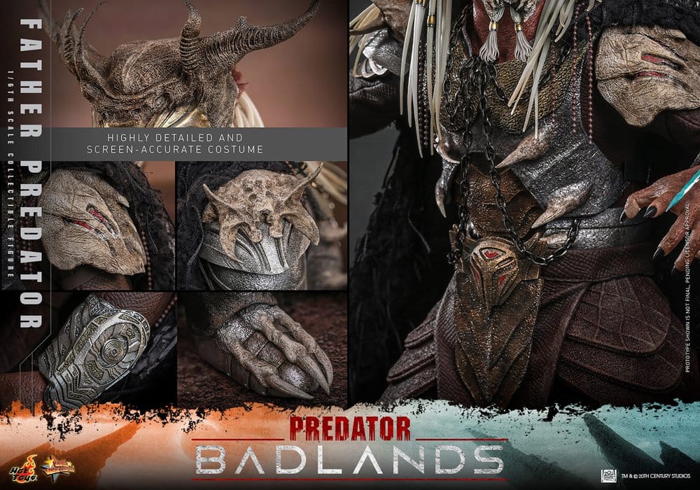 Predator: Badlands Film Mästerverk Action Figur 1/6 Njohrr 36 cm