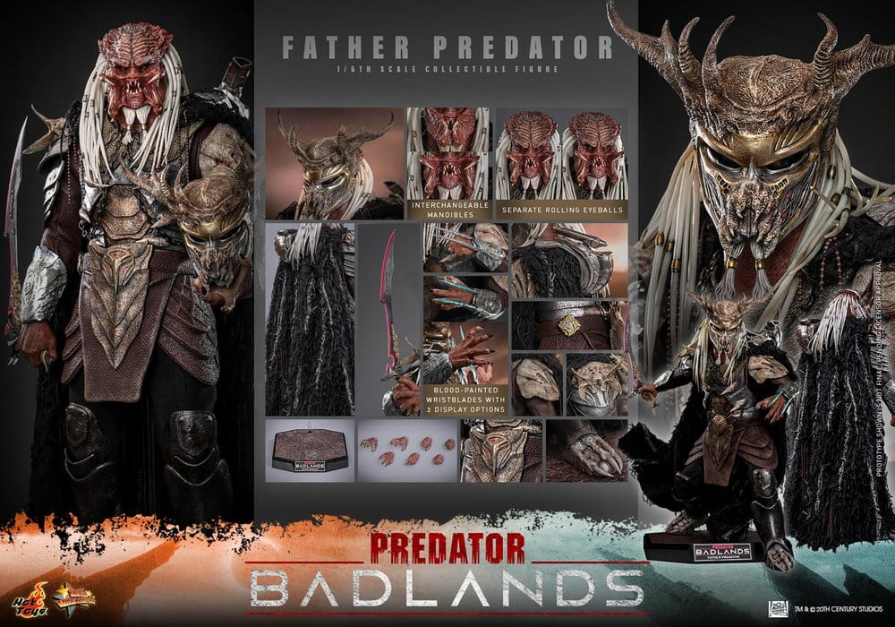 Predator: Badlands Film Mästerverk Action Figur 1/6 Njohrr 36 cm