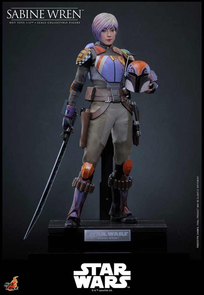 Star Wars: Rebels Televisionsmästerverk Actionfigur 1/6 Sabine Wren 29 cm