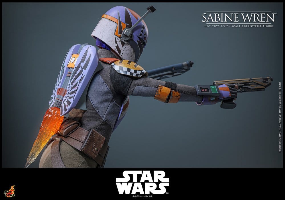 Star Wars: Rebels Televisionsmästerverk Actionfigur 1/6 Sabine Wren 29 cm