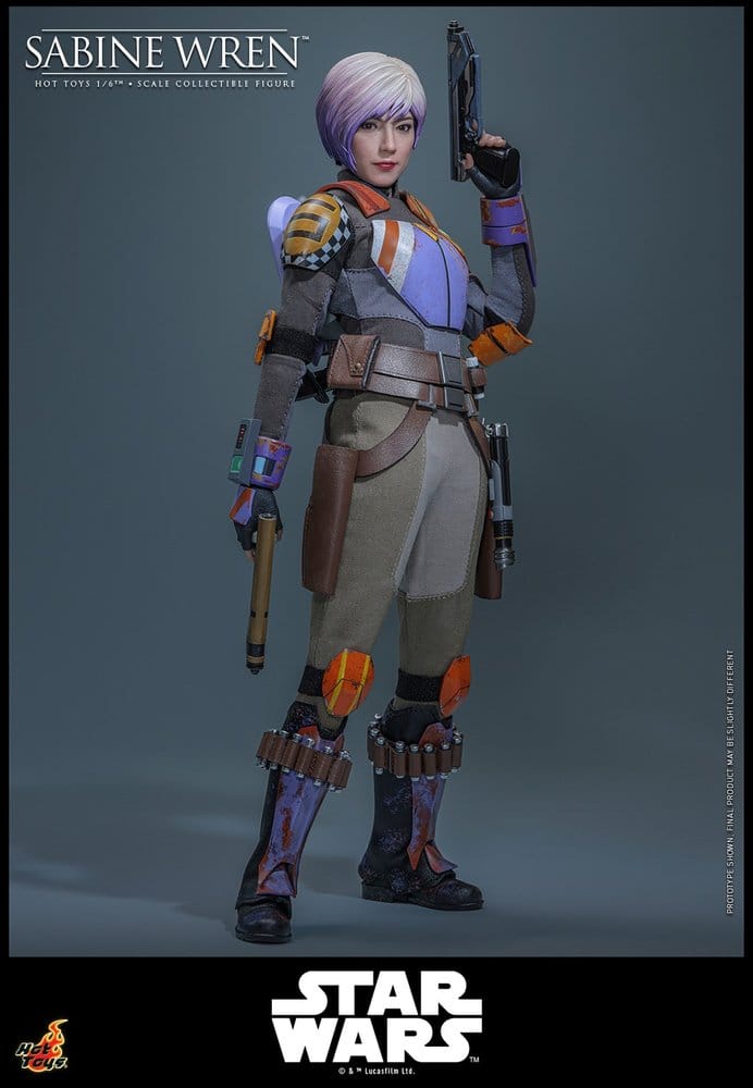 Star Wars: Rebels Televisionsmästerverk Actionfigur 1/6 Sabine Wren 29 cm
