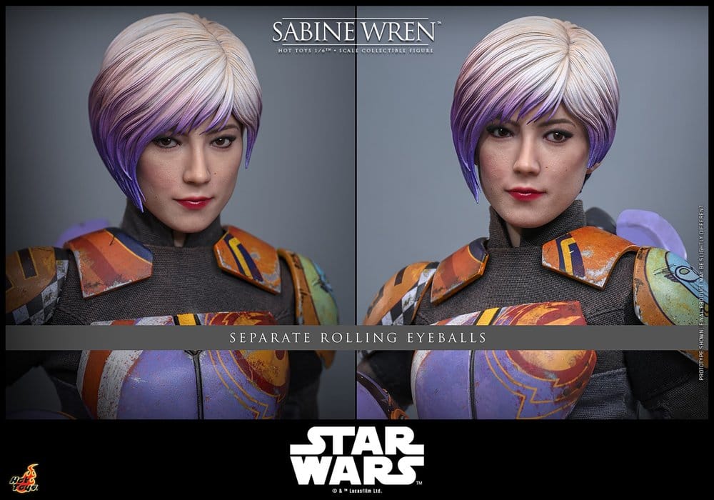 Star Wars: Rebels Televisionsmästerverk Actionfigur 1/6 Sabine Wren 29 cm