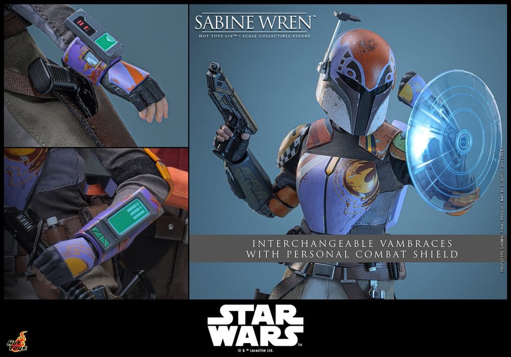 Star Wars: Rebels Televisionsmästerverk Actionfigur 1/6 Sabine Wren 29 cm