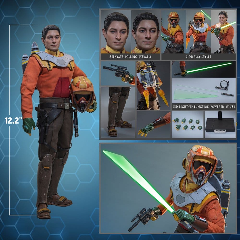 Star Wars: Rebels Mästerverk TV-Aktionsfigur 1/6 Ezra Bridger 31 cm