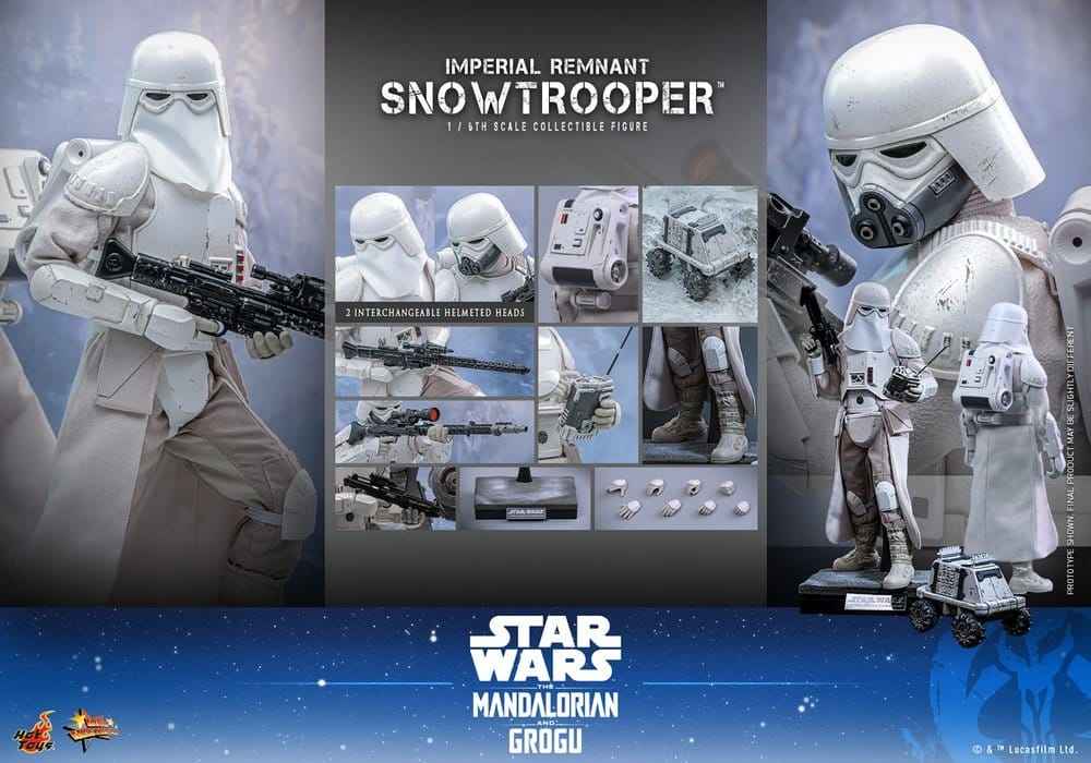 Star Wars: The Mandalorian & Grogu Film-Mästerverk Actionfigur 1/6 Imperial Remnant Snötrop 30 cm