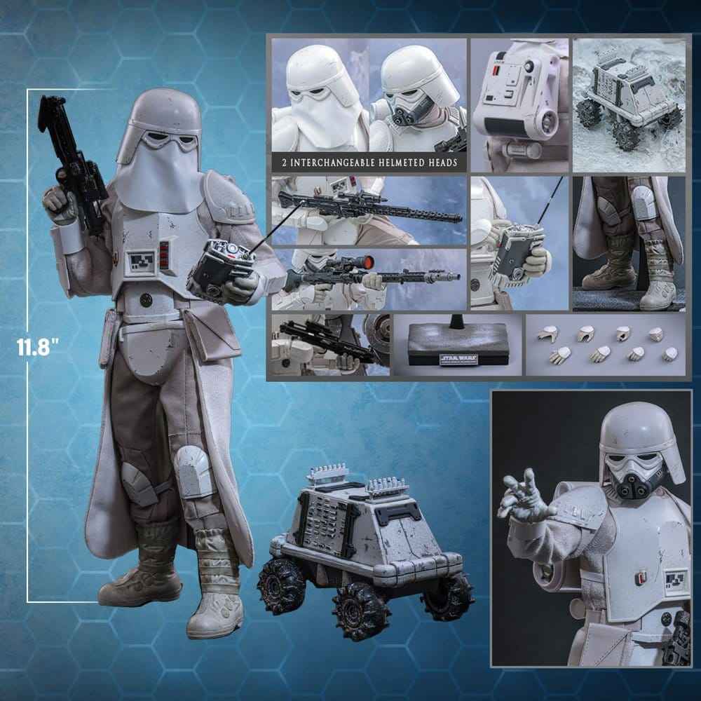Star Wars: The Mandalorian & Grogu Film-Mästerverk Actionfigur 1/6 Imperial Remnant Snötrop 30 cm