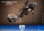 Star Wars: The Mandalorian & Grogu Film Mästerverk Actionfigur 1/6 The Mandalorian och Grogu (Deluxe Version) 31 cm