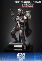 Star Wars: The Mandalorian & Grogu Film Mästerverk Actionfigur 1/6 The Mandalorian och Grogu (Deluxe Version) 31 cm