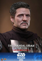 Star Wars: The Mandalorian & Grogu Film Mästerverk Actionfigur 1/6 The Mandalorian och Grogu (Deluxe Version) 31 cm