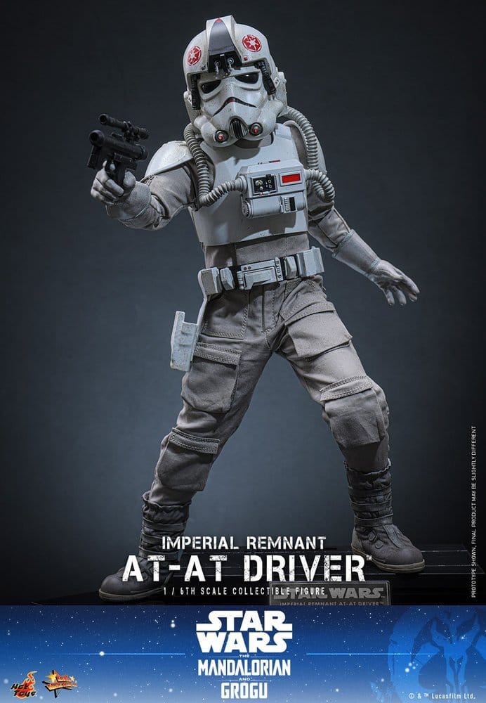 Star Wars Movie Masterpiece Action Figur 1/6 Imperial Remnant AT-AT Driver 30 cm