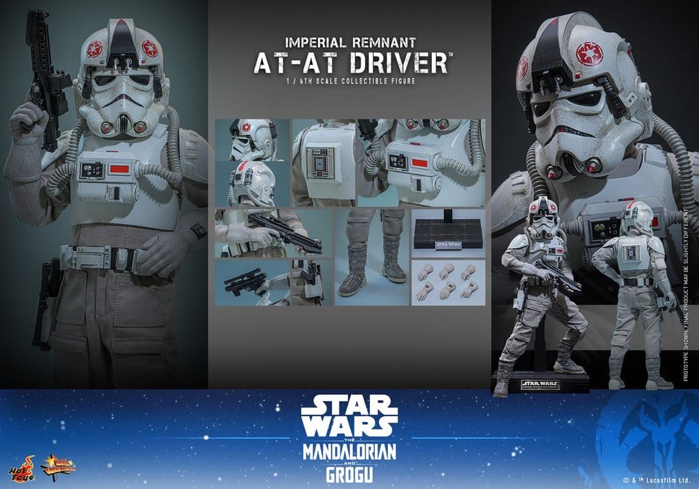 Star Wars Film-Mästare Actionsfigur 1/6 Imperial Remnant AT-AT Förare 30 cm