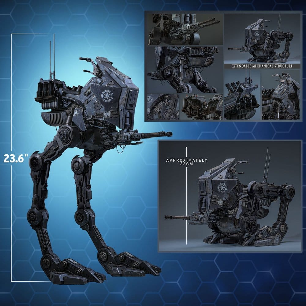Star Wars: The Mandalorian & Grogu Filmmaker Series Action Figure Set 1/6 Imperial Remnant AT-RT Driver & AT-RT 60 cm