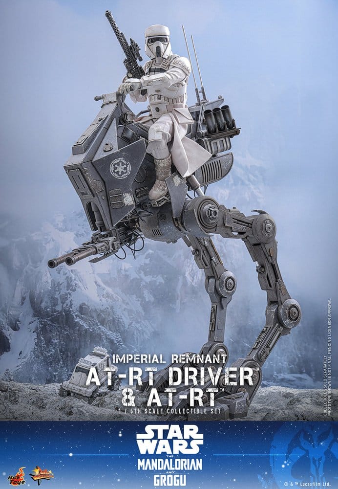 Star Wars: The Mandalorian & Grogu Filmmaker Series Action Figure Set 1/6 Imperial Remnant AT-RT Driver & AT-RT 60 cm