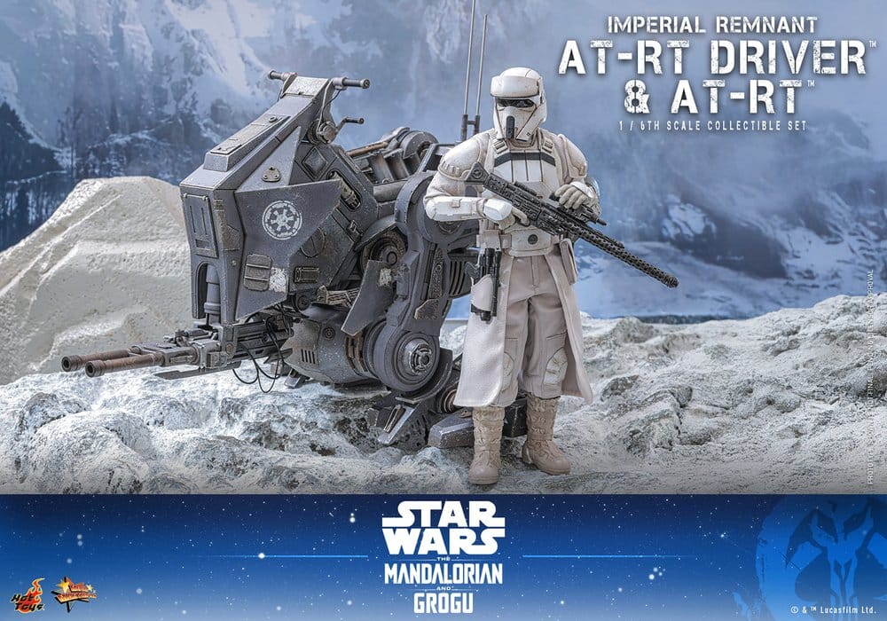 Star Wars: The Mandalorian & Grogu Filmmaker Series Action Figure Set 1/6 Imperial Remnant AT-RT Driver & AT-RT 60 cm