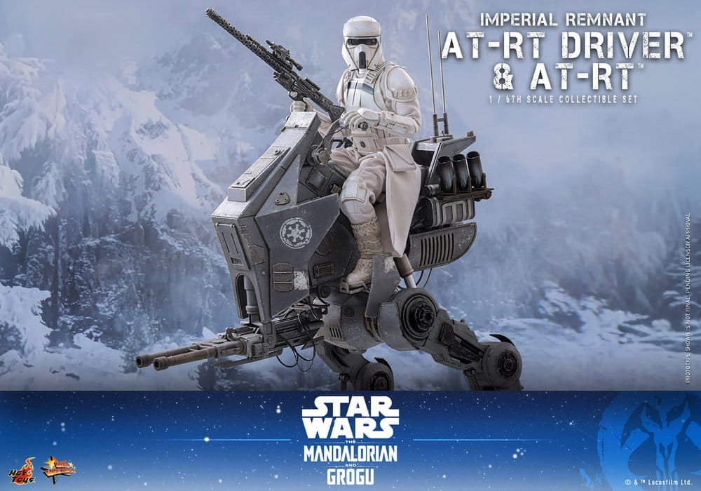 Star Wars: The Mandalorian & Grogu Filmmaker Series Action Figure Set 1/6 Imperial Remnant AT-RT Driver & AT-RT 60 cm