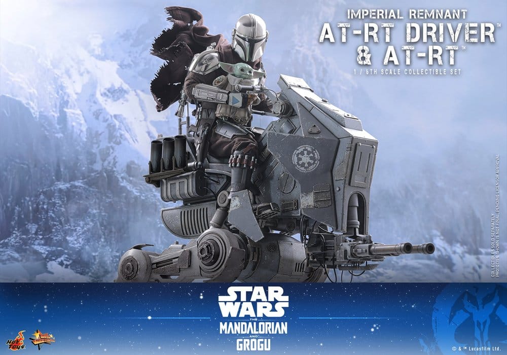 Star Wars: The Mandalorian & Grogu Filmmaker Series Action Figure Set 1/6 Imperial Remnant AT-RT Driver & AT-RT 60 cm