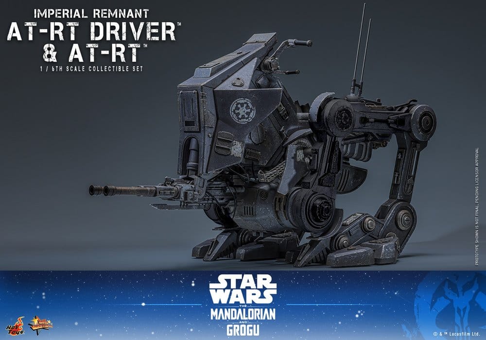 Star Wars: The Mandalorian & Grogu Filmmaker Series Action Figure Set 1/6 Imperial Remnant AT-RT Driver & AT-RT 60 cm