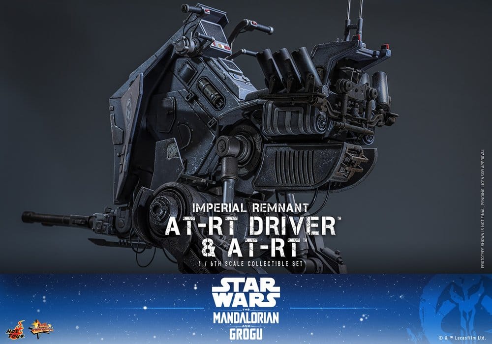 Star Wars: The Mandalorian & Grogu Filmmaker Series Action Figure Set 1/6 Imperial Remnant AT-RT Driver & AT-RT 60 cm