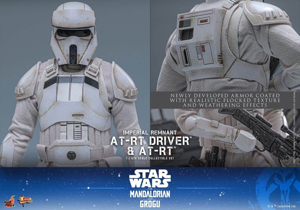 Star Wars: The Mandalorian & Grogu Filmmaker Series Action Figure Set 1/6 Imperial Remnant AT-RT Driver & AT-RT 60 cm