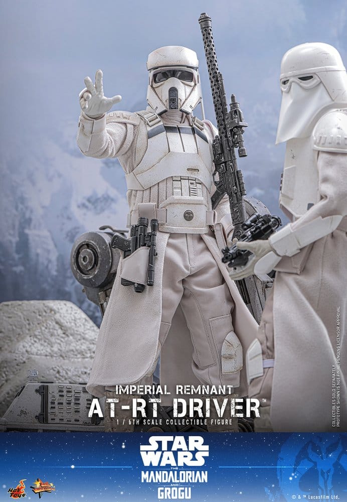 Star Wars: The Mandalorian & Grogu Filmmaker Series Action Figure Set 1/6 Imperial Remnant AT-RT Driver & AT-RT 60 cm