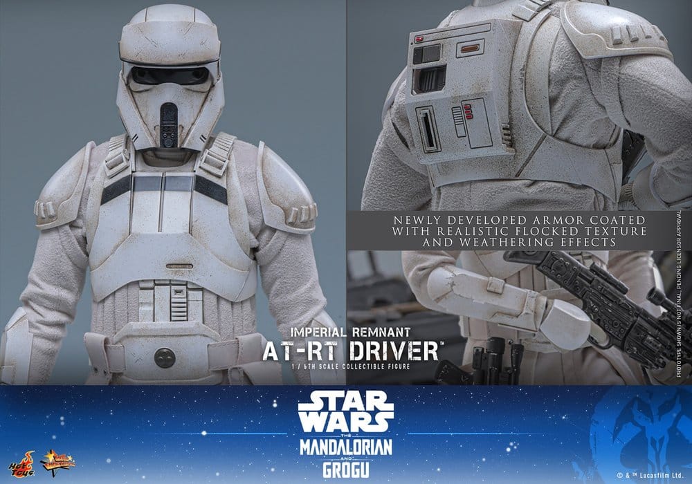 Star Wars: The Mandalorian & Grogu Filmmaker Series Action Figure Set 1/6 Imperial Remnant AT-RT Driver & AT-RT 60 cm