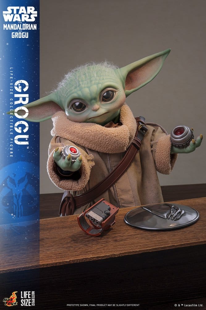 Star Wars: The Mandalorian & Grogu Figur i Livsstorlek Grogu 38 cm