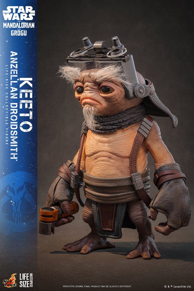 Star Wars: The Mandalorian & Grogu Livsstor Mästerverk Figur Keeto (Anzellan Droidsmith) 26 cm