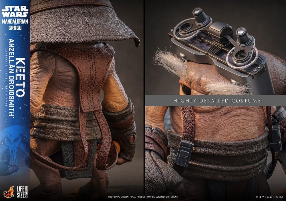 Star Wars: The Mandalorian & Grogu Livsstor Mästerverk Figur Keeto (Anzellan Droidsmith) 26 cm