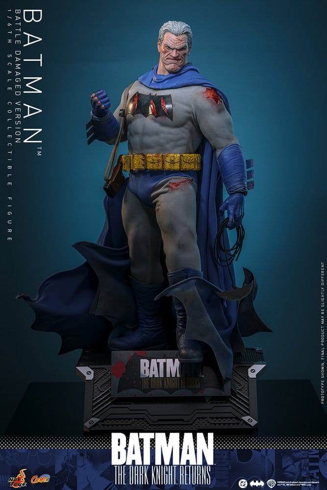 Batman: The Dark Knight Returns Comic Masterpiece Action Figur 1/6 Batman (Battle Damaged Version) 32 cm