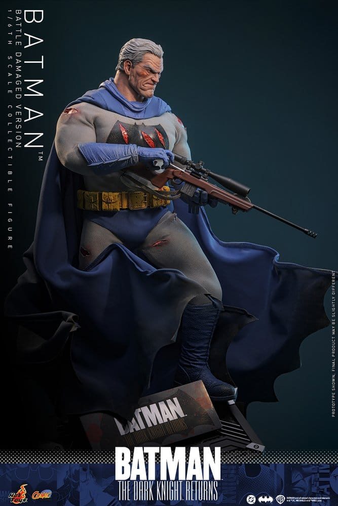 Batman: The Dark Knight Returns Comic Masterpiece Action Figur 1/6 Batman (Battle Damaged Version) 32 cm
