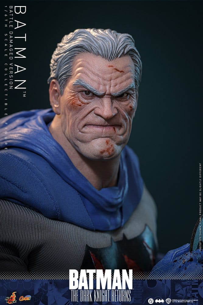 Batman: The Dark Knight Returns Comic Masterpiece Action Figur 1/6 Batman (Battle Damaged Version) 32 cm