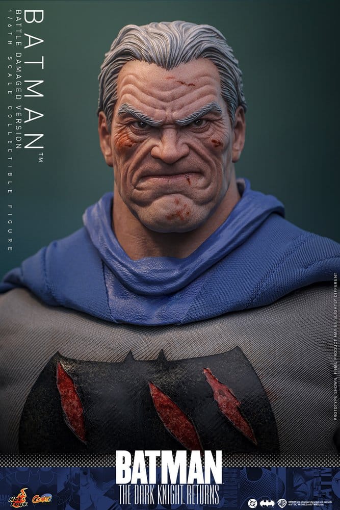 Batman: The Dark Knight Returns Comic Masterpiece Action Figur 1/6 Batman (Battle Damaged Version) 32 cm