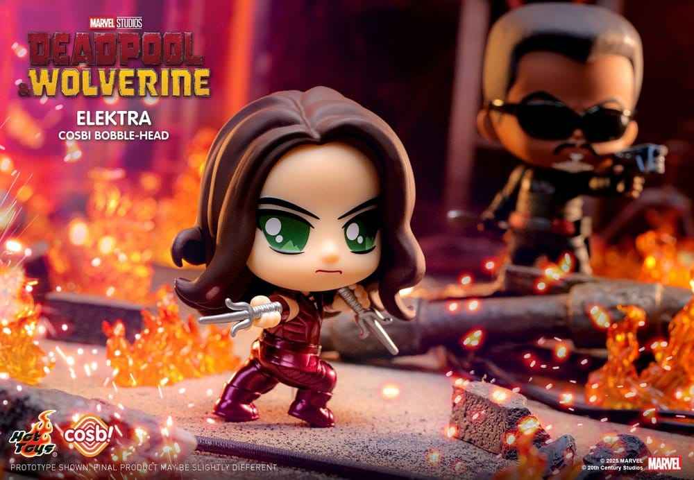Deadpool & Wolverine Cosbi Mini Figurer 9 cm Serie 2 Blind Box Display (8)