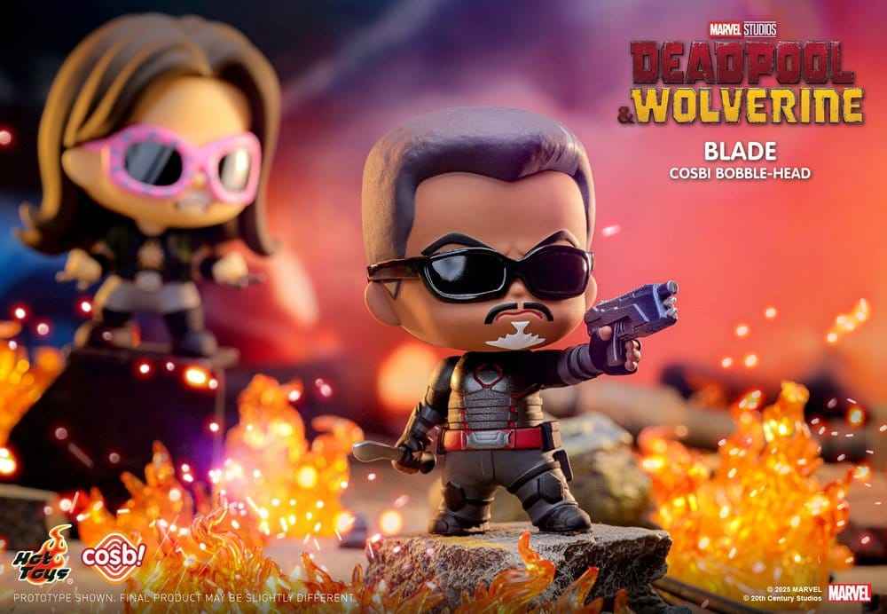 Deadpool & Wolverine Cosbi Mini Figurer 9 cm Serie 2 Blind Box Display (8)