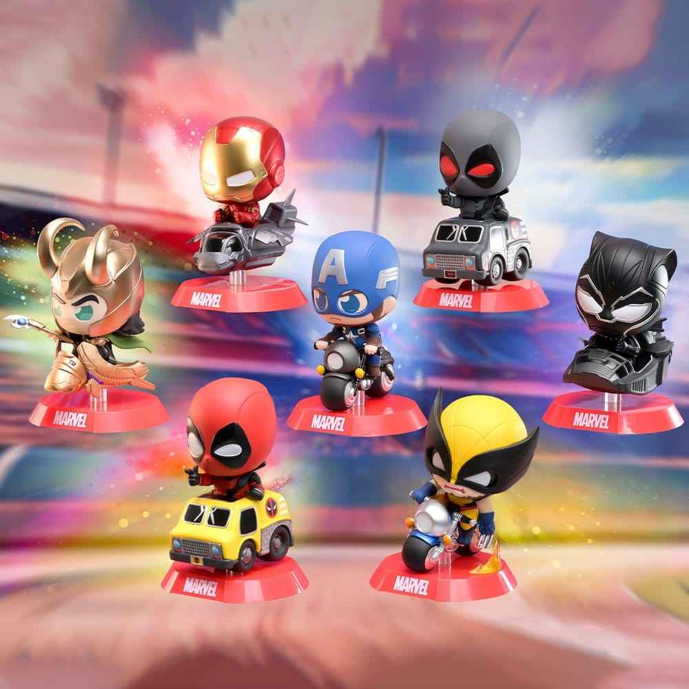 Marvel Cosbi Rider Mini Figurer 9 cm Blind Box Display (8)