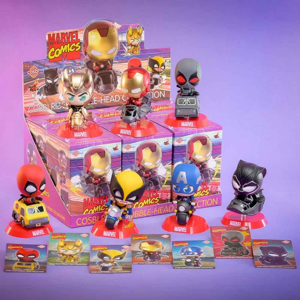 Marvel Cosbi Rider Mini Figurer 9 cm Blind Box Display (8)