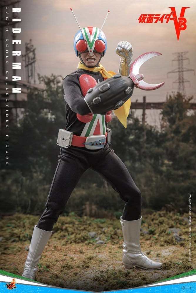 Kamen Rider Actionfigur i skala 1/6 Riderman 30 cm