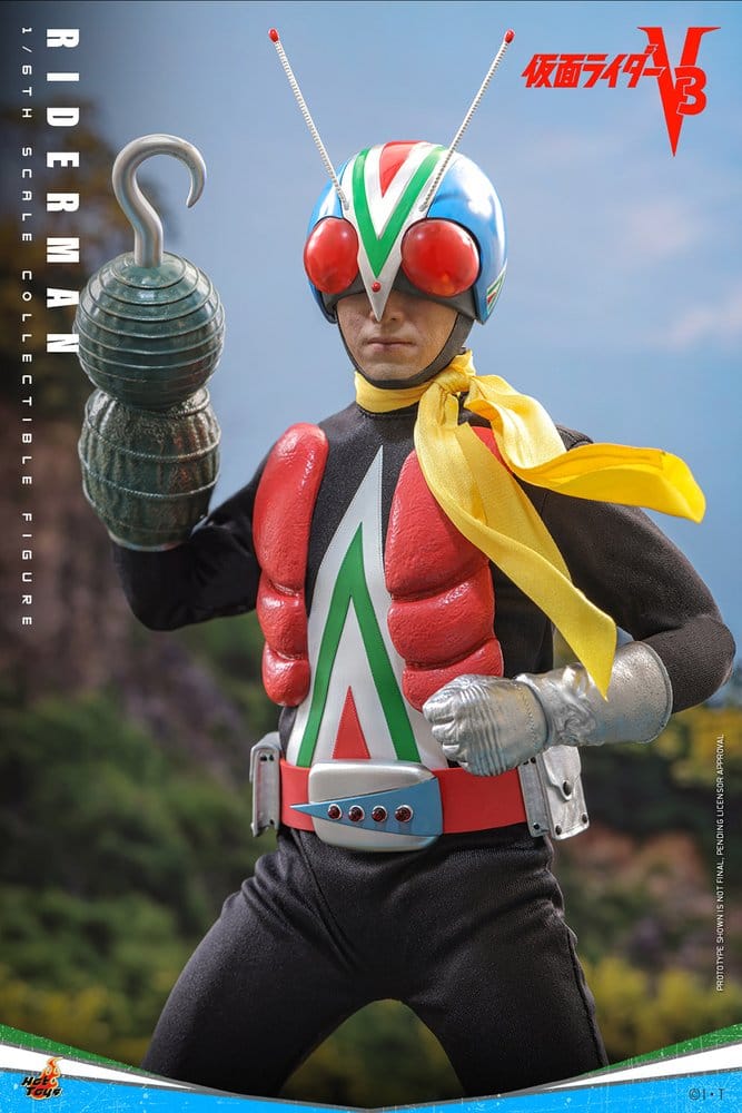 Kamen Rider Actionfigur i skala 1/6 Riderman 30 cm
