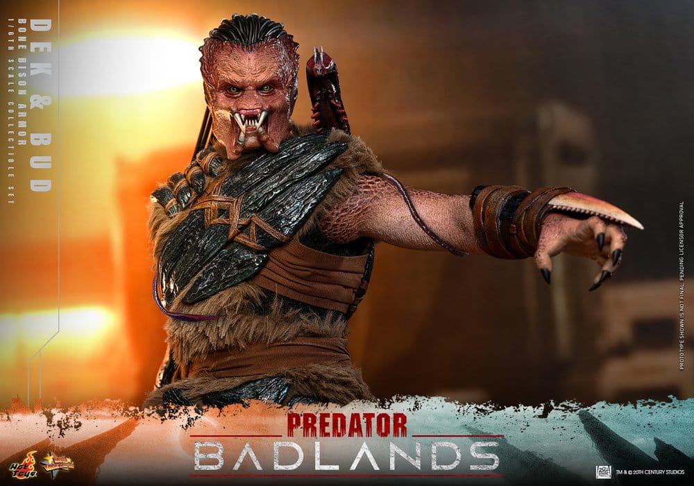 Predator: Badlands Film Masterpiece Action Figure 2-Pack 1/6 Scale (Bone Bison Armor) and Bud 31 cm
