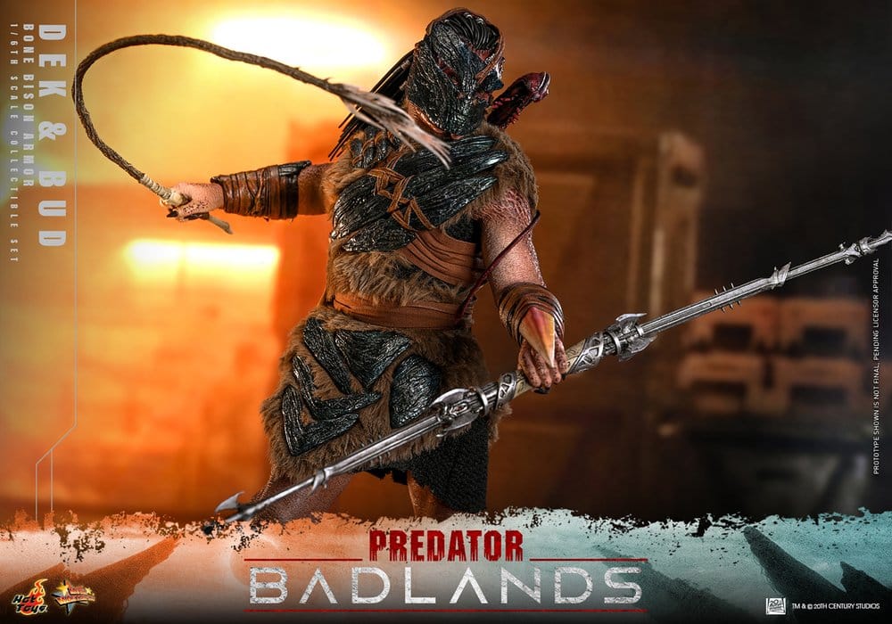 Predator: Badlands Film Masterpiece Action Figure 2-Pack 1/6 Scale (Bone Bison Armor) and Bud 31 cm